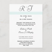 Uitnodiging - Blauwe lijn (Voorkant)