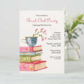 Uitnodiging Boekclub (Staand voorkant)