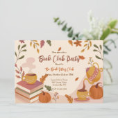 Uitnodiging Boekclub (Staand voorkant)