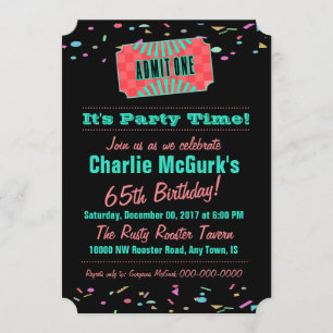 Uitnodiging Boomers Club Birthday
