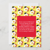 Uitnodiging Breakfast Brunch Graduy Party (Achterkant)