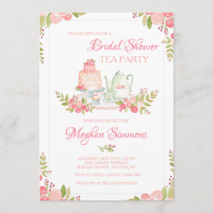 Uitnodiging Bridal Tea Party