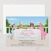 Uitnodiging Bridal Tea Party (Voorkant / Achterkant)