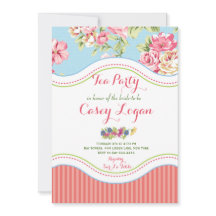 Uitnodiging Bridal Tea Party