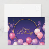 Uitnodiging Briefkaart (Voorkant / Achterkant)