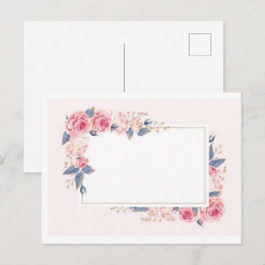 Uitnodiging Briefkaart (Voorkant / Achterkant)