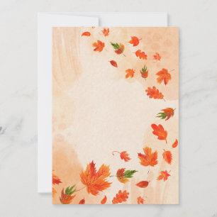 Uitnodiging Briefkaart 5 x 7 inch