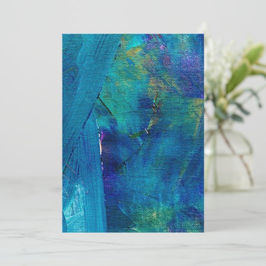 Uitnodiging Briefkaart 5 x 7 inch (Staand voorkant)