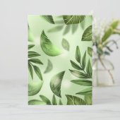 Uitnodiging Briefkaart 5 x 7 inch (Staand voorkant)