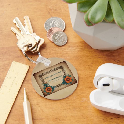 Uitnodiging Briefkaart Sleutelhanger (Bureau)