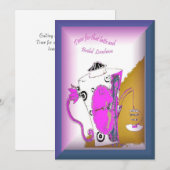 uitnodiging bruidsmeisje lunch (Voorkant / Achterkant)