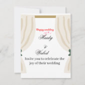 Uitnodiging bruiloft (Achterkant)