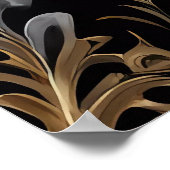 Uitnodiging Bruiloft lay-out die u kunt personalis Poster (Hoek)