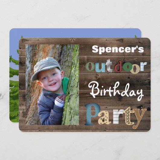 Uitnodiging buitendag (Voorkant / Achterkant)