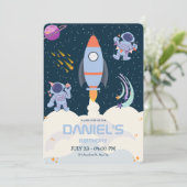 Uitnodiging buitenruimtevaart (Staand voorkant)