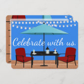 Uitnodiging buitenshuis (Voorkant / Achterkant)