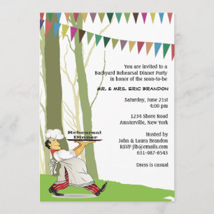 Uitnodiging buitenshuis om een repetitie uit te vo