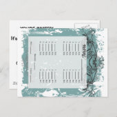 Uitnodiging Bunco Briefkaart (Voorkant / Achterkant)