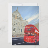 Uitnodiging bus Londen  (Voorkant)