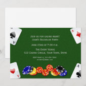 Uitnodiging Casino Nacht (Voorkant / Achterkant)