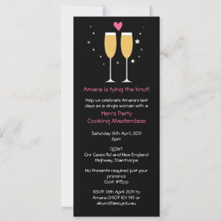 Uitnodiging Champagne Toast Bachelorette