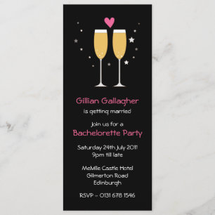 Uitnodiging Champagne Toast Bachelorette