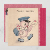 Uitnodiging Chick! (Voorkant / Achterkant)