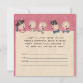 Uitnodiging Chick! (Achterkant)