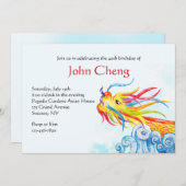 Uitnodiging Chinese Dragon Boat (Voorkant / Achterkant)