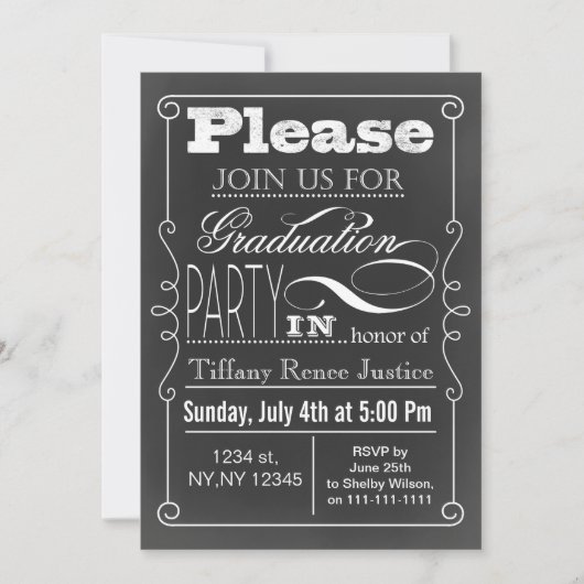 Uitnodiging chrokboardafdeling (Voorkant)