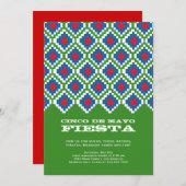 Uitnodiging Cinco de Mayo Fiesta Party (Voorkant / Achterkant)