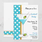 Uitnodiging cocktailparty (Voorkant / Achterkant)