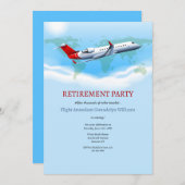 Uitnodiging commerciële luchtvaartmaatschappij (Voorkant / Achterkant)