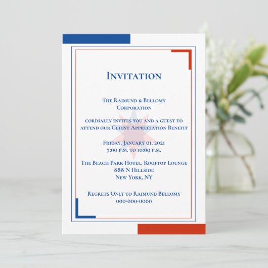 Uitnodiging consultant (Staand voorkant)