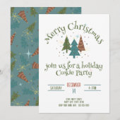 Uitnodiging Cookie Party 5X7 (Voorkant / Achterkant)