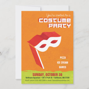 Uitnodiging Costume Party