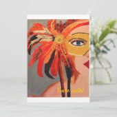 Uitnodiging Costume Party (Staand voorkant)