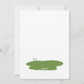 Uitnodiging Croquet Speler (Achterkant)