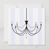 Uitnodiging Crystal Chandelier Party (Voorkant)