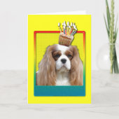 Uitnodiging Cupcake - Cavalier - Blenheim (Voorkant)