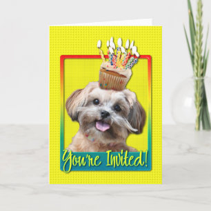 Uitnodiging Cupcake - ShihPoo - Maggie