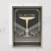 Uitnodiging Deco Contemporary Gala Evenement (Voorkant)