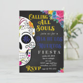 UITNODIGING DIA DE LOS MUERTOS (Staand voorkant)