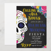 UITNODIGING DIA DE LOS MUERTOS (Voorkant / Achterkant)