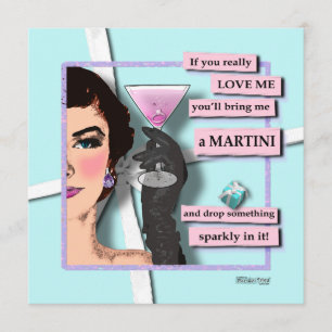 Uitnodiging - Diamanten & Martinis