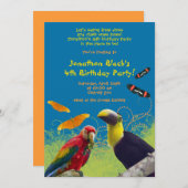 Uitnodiging dierentuin kind (Voorkant / Achterkant)