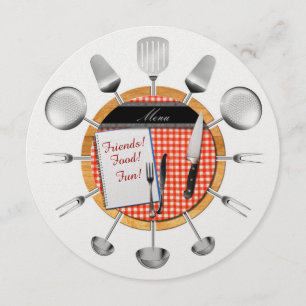 Uitnodiging Dinner Party Round - SRF