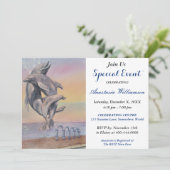 UITNODIGING DOLPHIN DESTINATION PARTY EVENEMENT (Staand voorkant)