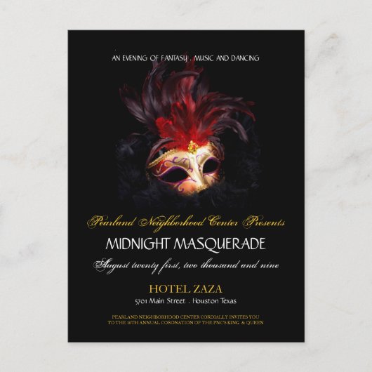 Uitnodiging - Douanebestelling Pearland (Voorkant)