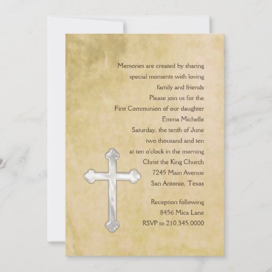 Uitnodiging eerste communautaire Waterverf (Voorkant)